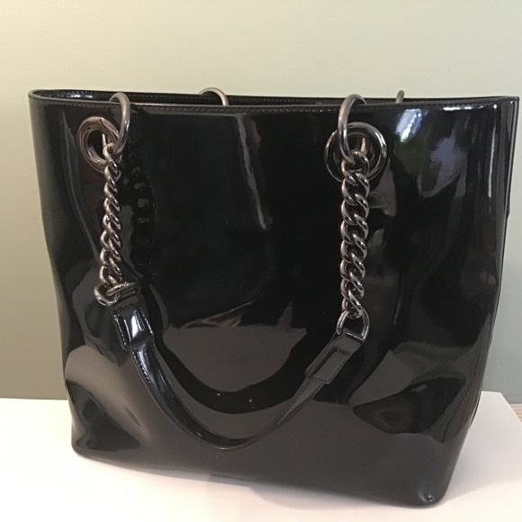 DKNY Patent Handbag - Picture 1 of 6
